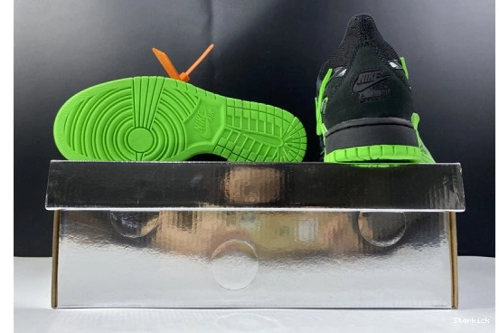 “”GREEN AIR O-W CU6015-001 DUNK NIKE STRIKE“ RUBBER 0106